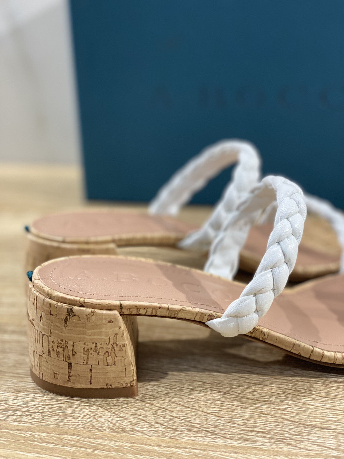 A.bocca Sandalo Donna AB2279 In Pelle Bianca Luxury Sandal Woman 37