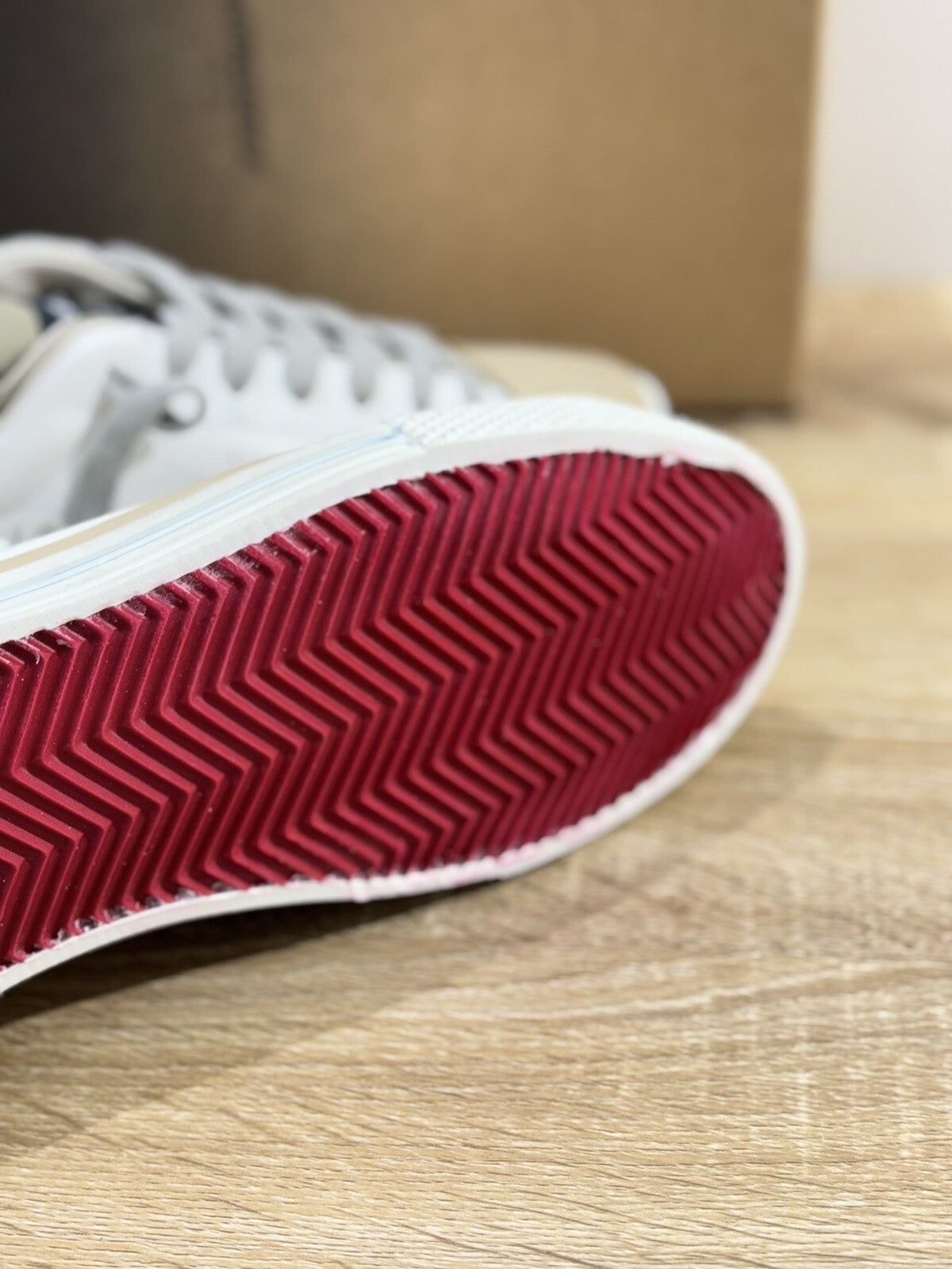 Hidnander Sneaker Uomo Starless Pelle White Luxury Casual Sneaker Uomo 41