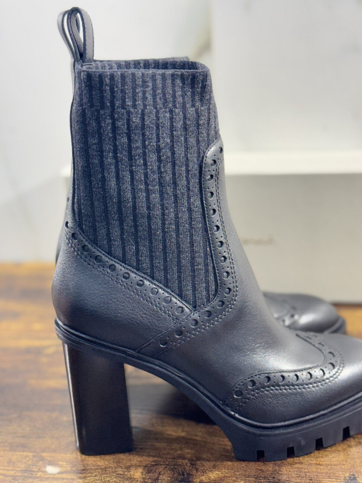 Santoni Tronchetto Donna Pelle Nera Casual Luxury Boot Woman Santoni 39