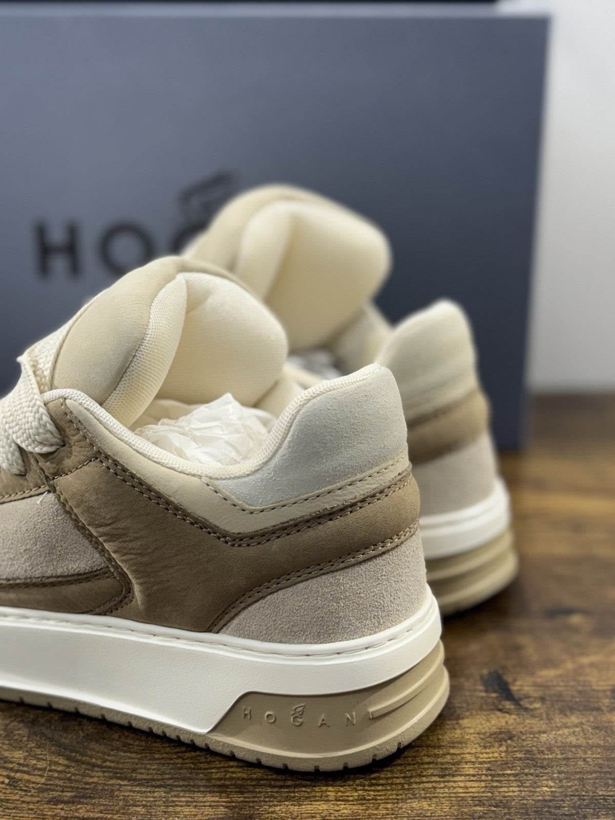 Hogan H667 Sneaker Beige Cuoio Memory Foam Luxury Hogan Donna 40