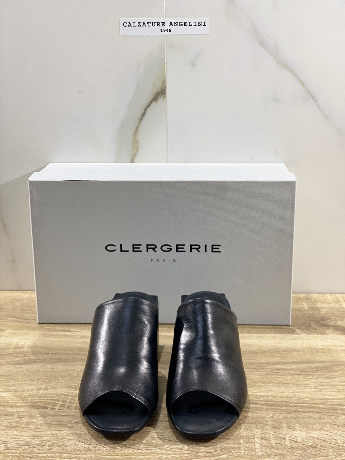 Clergerie Sandalo Donna Edith Nero Pelle Luxury Clergerie Sandal 40