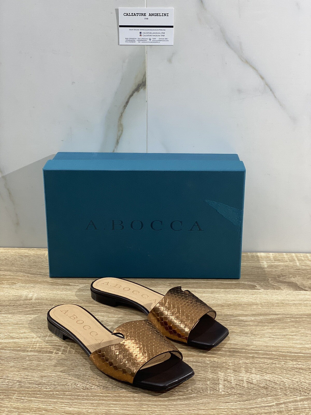 A.Bocca sandalo donna Pitone Rum luxury woman sandal A.Bocca 40