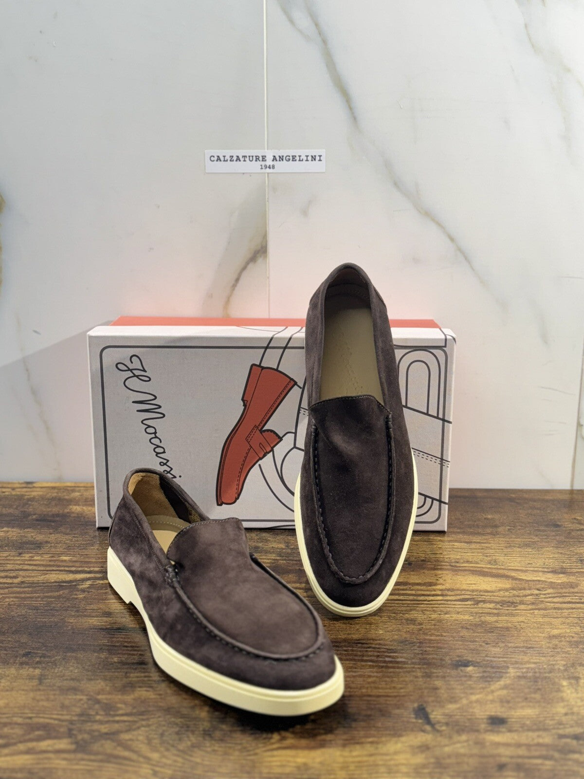 Il Mocassino Uomo Summer Walk Suede Fondo Gomma Ultra Flexi Made In Italy 40