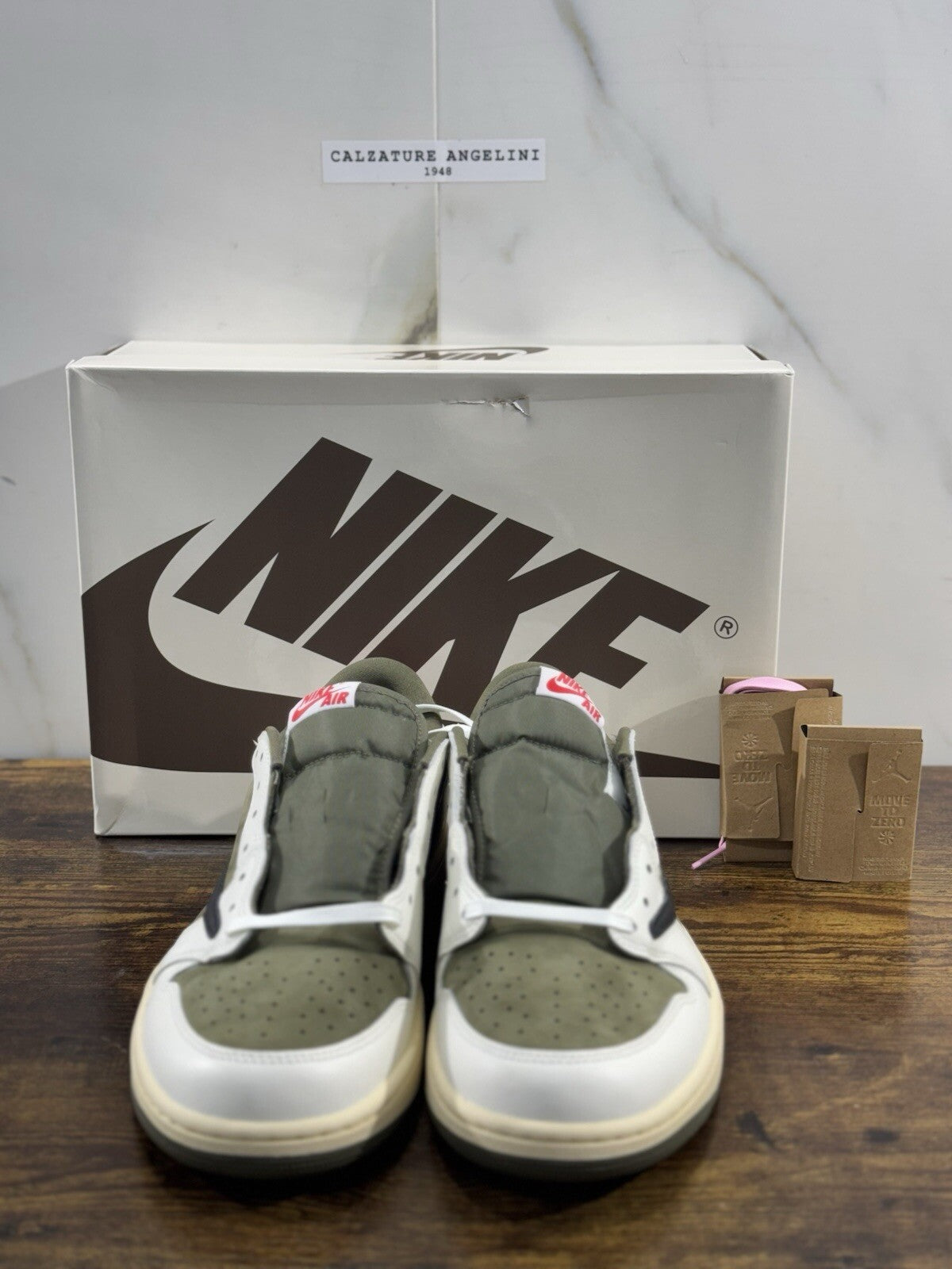 Nike Air Jordan 1 Low Olive X Travis Scott Limited Edition Luxury 46