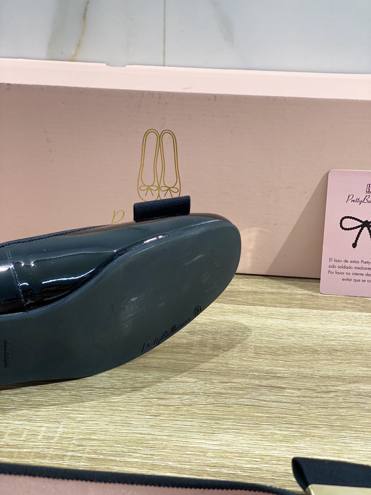 Pretty Ballerinas Scarpa Donna Lindsay Nero Pelle Vernice Ballerina Donna 38