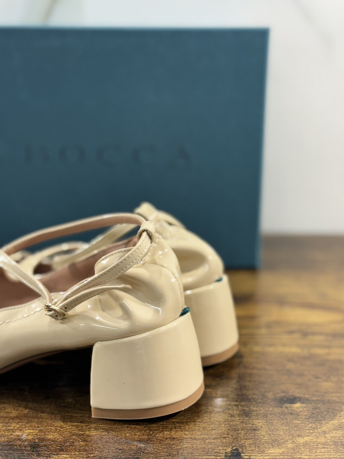 A.Bocca Two For Love Scarpa Donna Pelle Sabbia Con Tacco Luxury Handmade 35