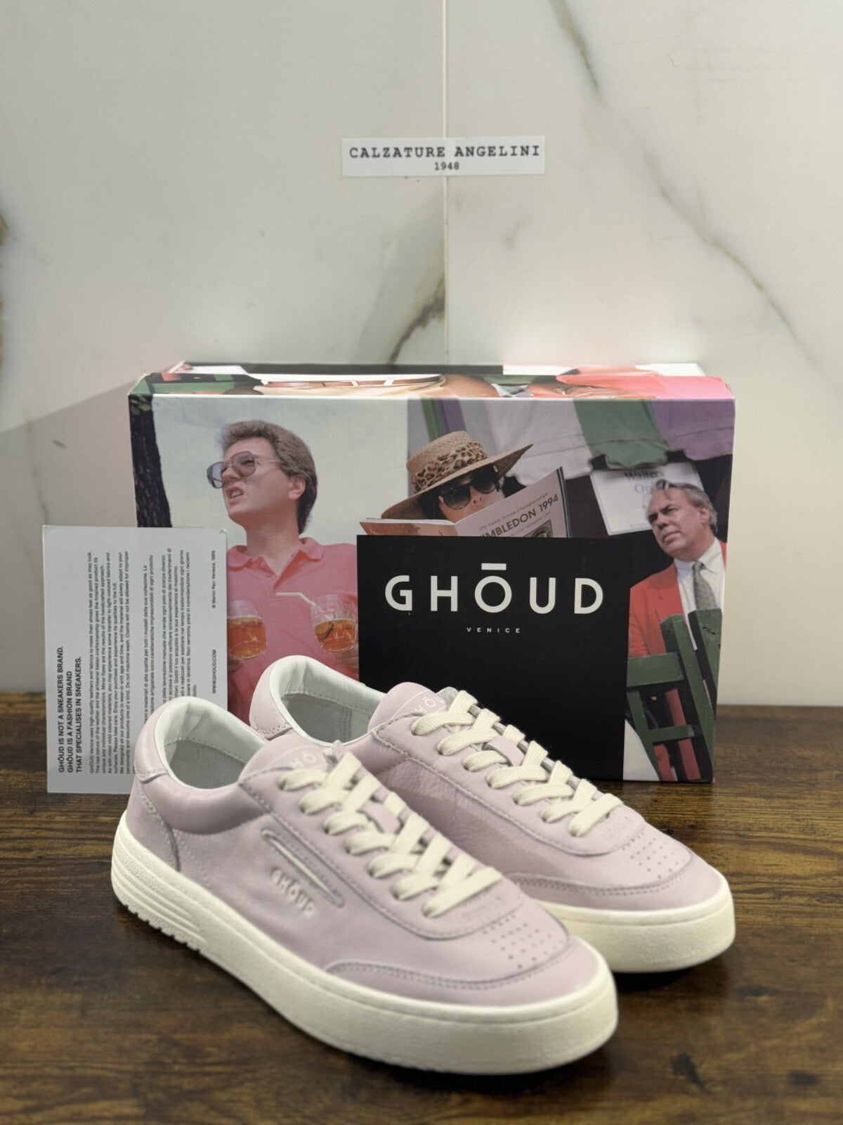 Ghoud Sneaker Donna Lido Low Pelle Pink Casual Woman Sneaker 39