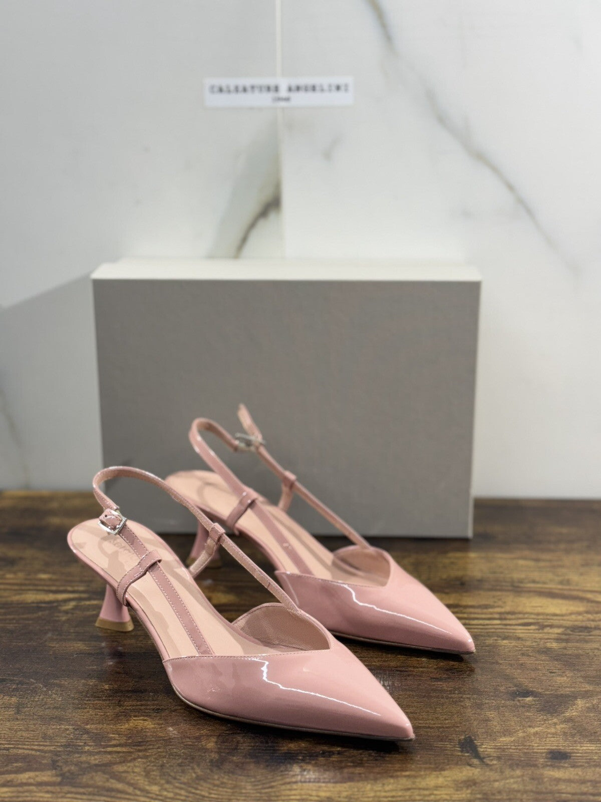 Sergio Levantesi Sling Back Donna Chantal Pelle Peonia Luxury Woman Sandal 38