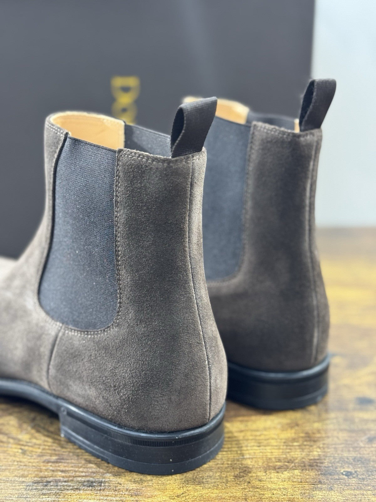 Doucal’s Chelsea Boot Suede T Moro Casual Boot Uomo 41