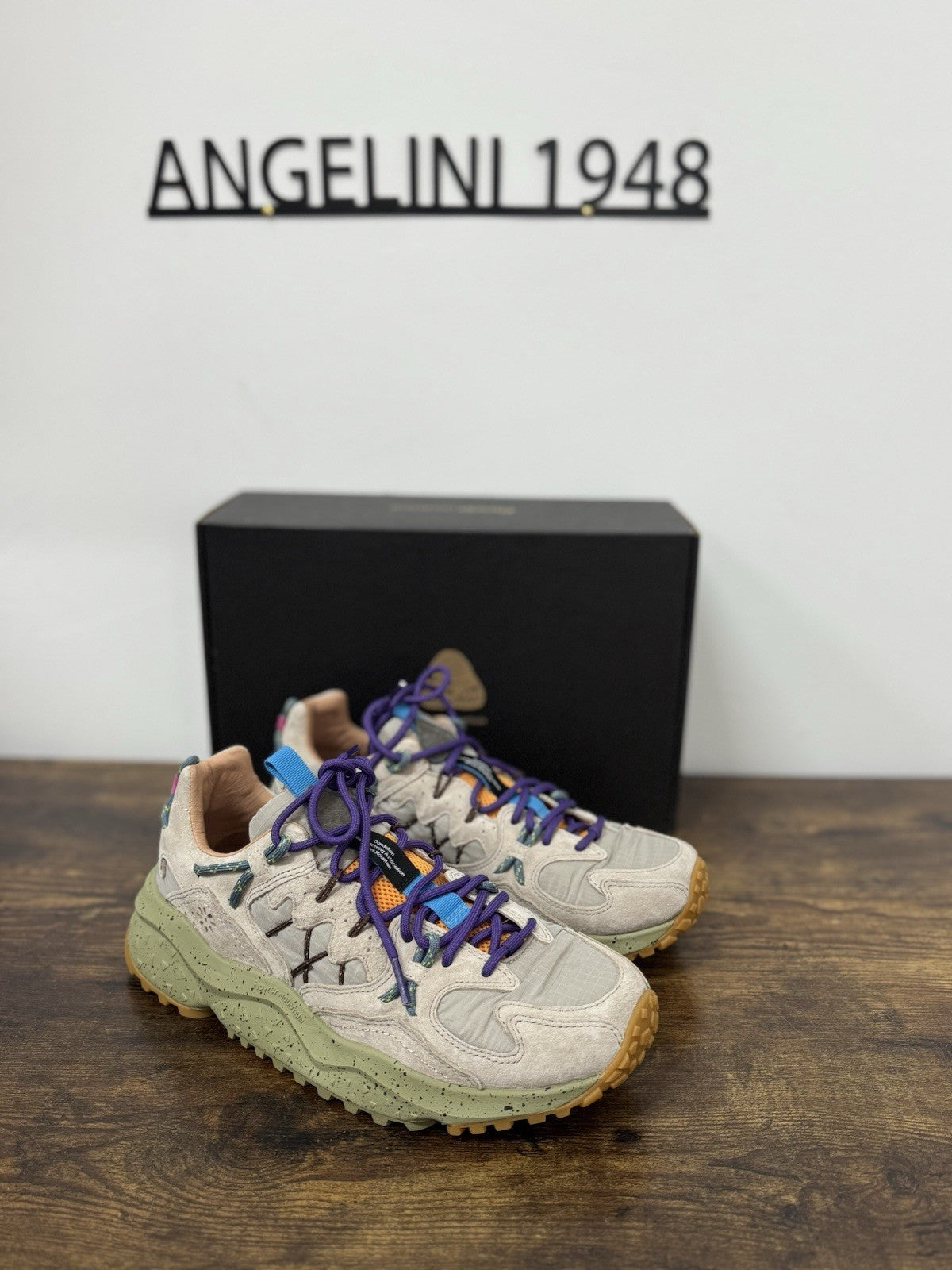 Flower Mountain Yamabushi Suede Grey Casual Uomo 42