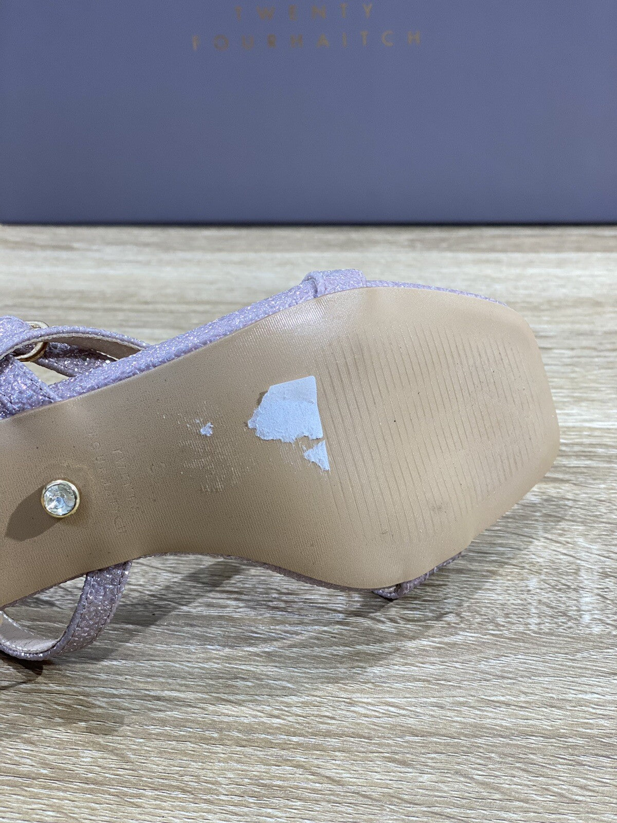 Twenty Fourhaitch Sparkling Sandal Donna Rosa Casual 38