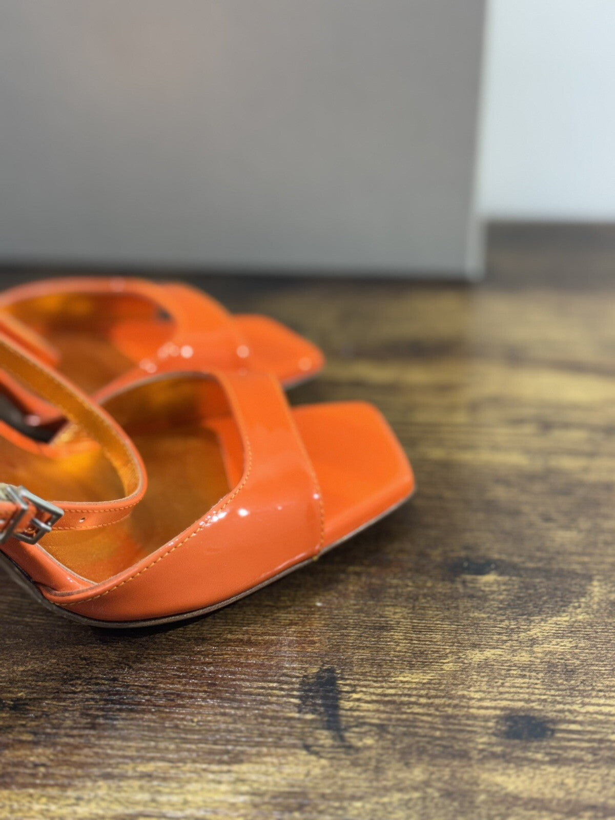 Sergio Levantesi Sandalo Donna Tania Arancio Luxury Woman Sandal 41
