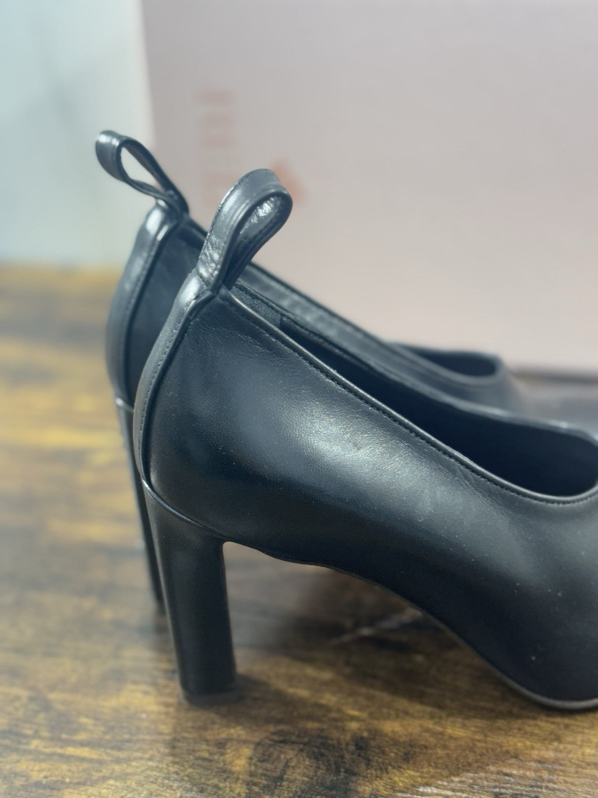 Relac Décolleté Pelle Nero Luxury Made In Italy Donna 37