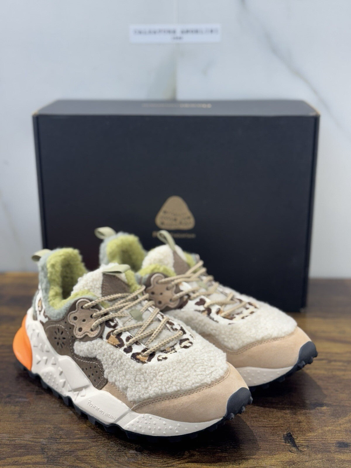 Flower Mountain Kotetsu Suede Sneaker Donna Teddy Casual Woman Sneaker 40