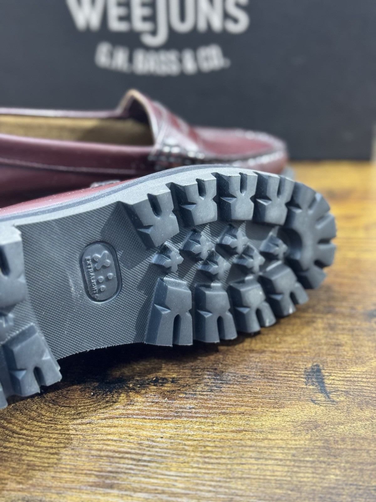 G.H. Bass & Co . Mocassino Donna Pelle Bordo’ Extra Light Icon Loafer 37