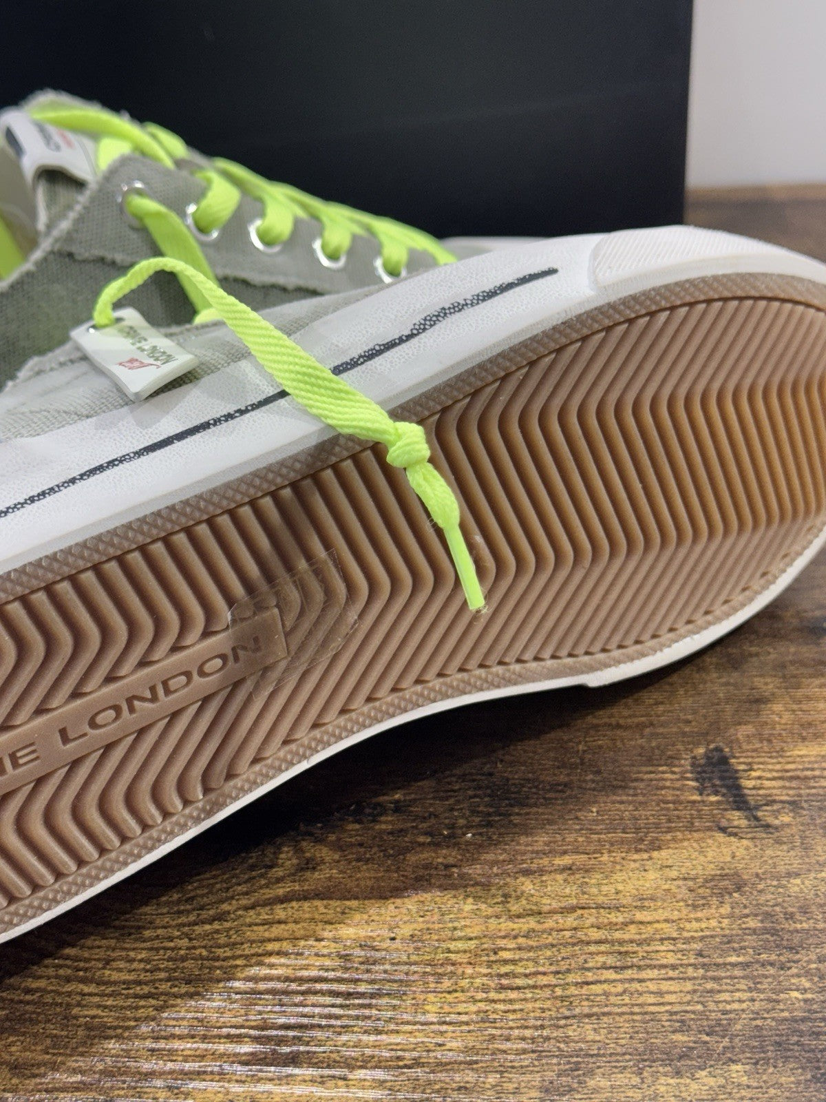Crime London Sneaker Recut Low Canvas Verde Causal Uomo 44