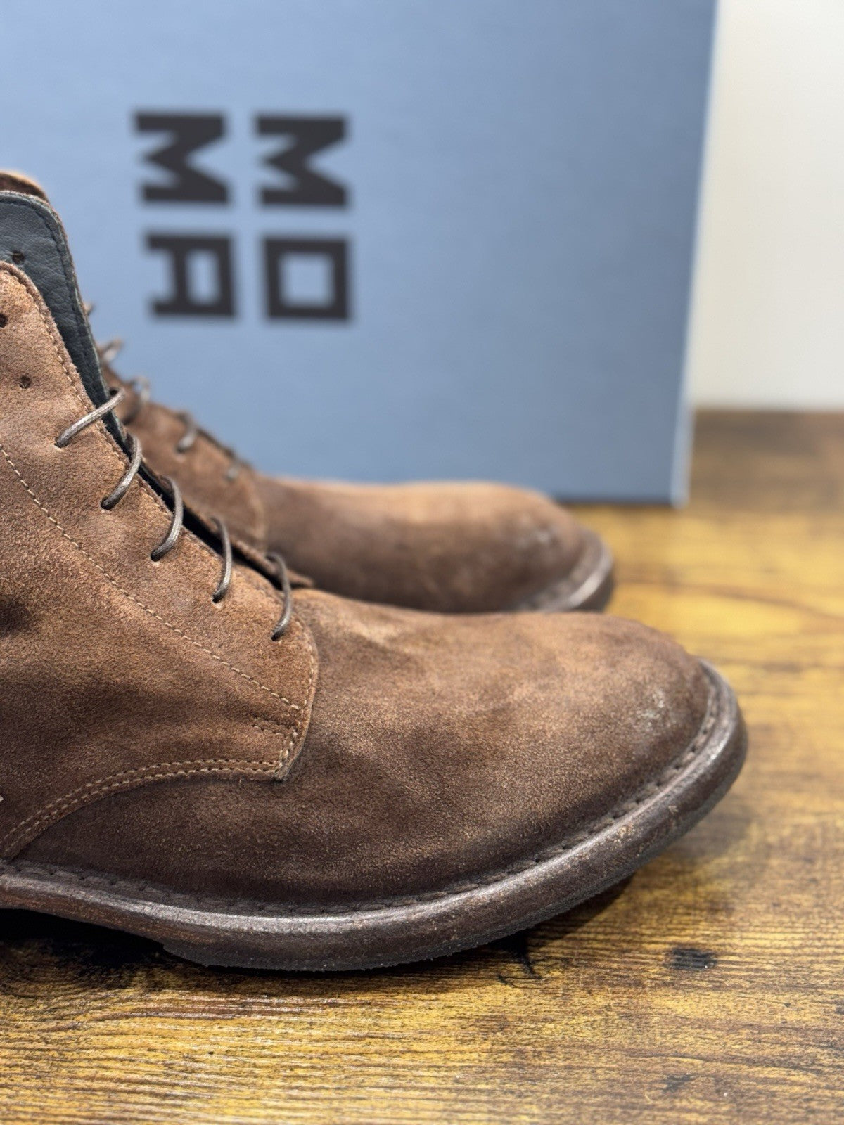Moma Polacco Uomo Suede Testa Moro Casual Boot Men Moma 40