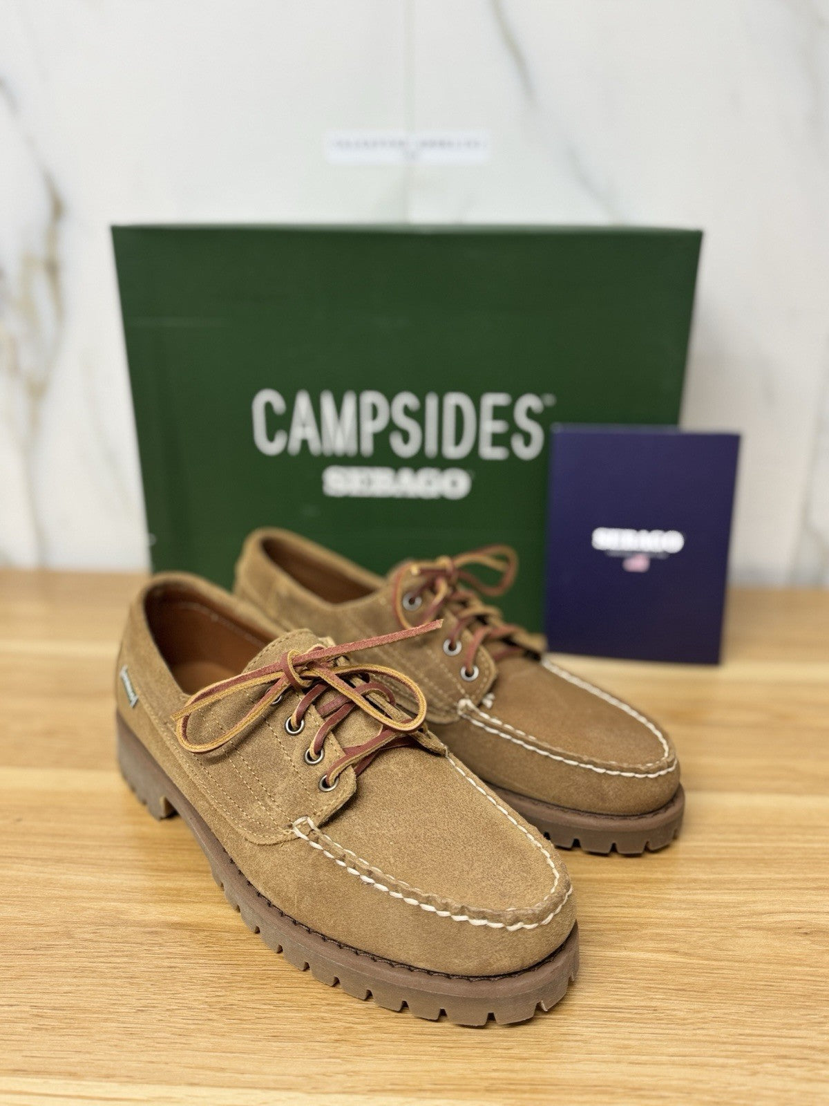 Sebago Askook Waxed Camel Icon Sebago Barca Uomo 45