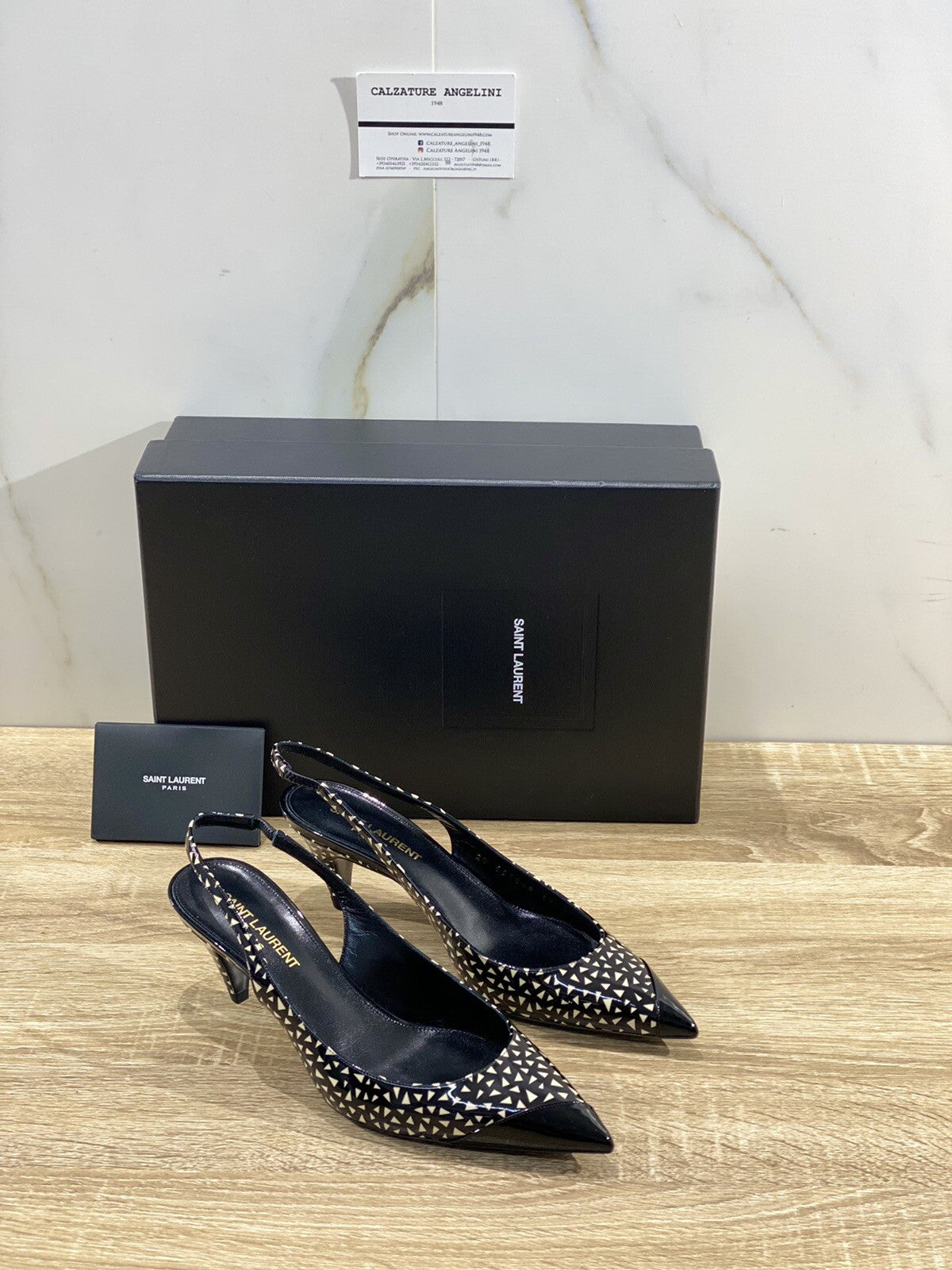 Saint Laurent Scarpa Donna Charlotte Slingback 55 Luxury Woman Shoes 37