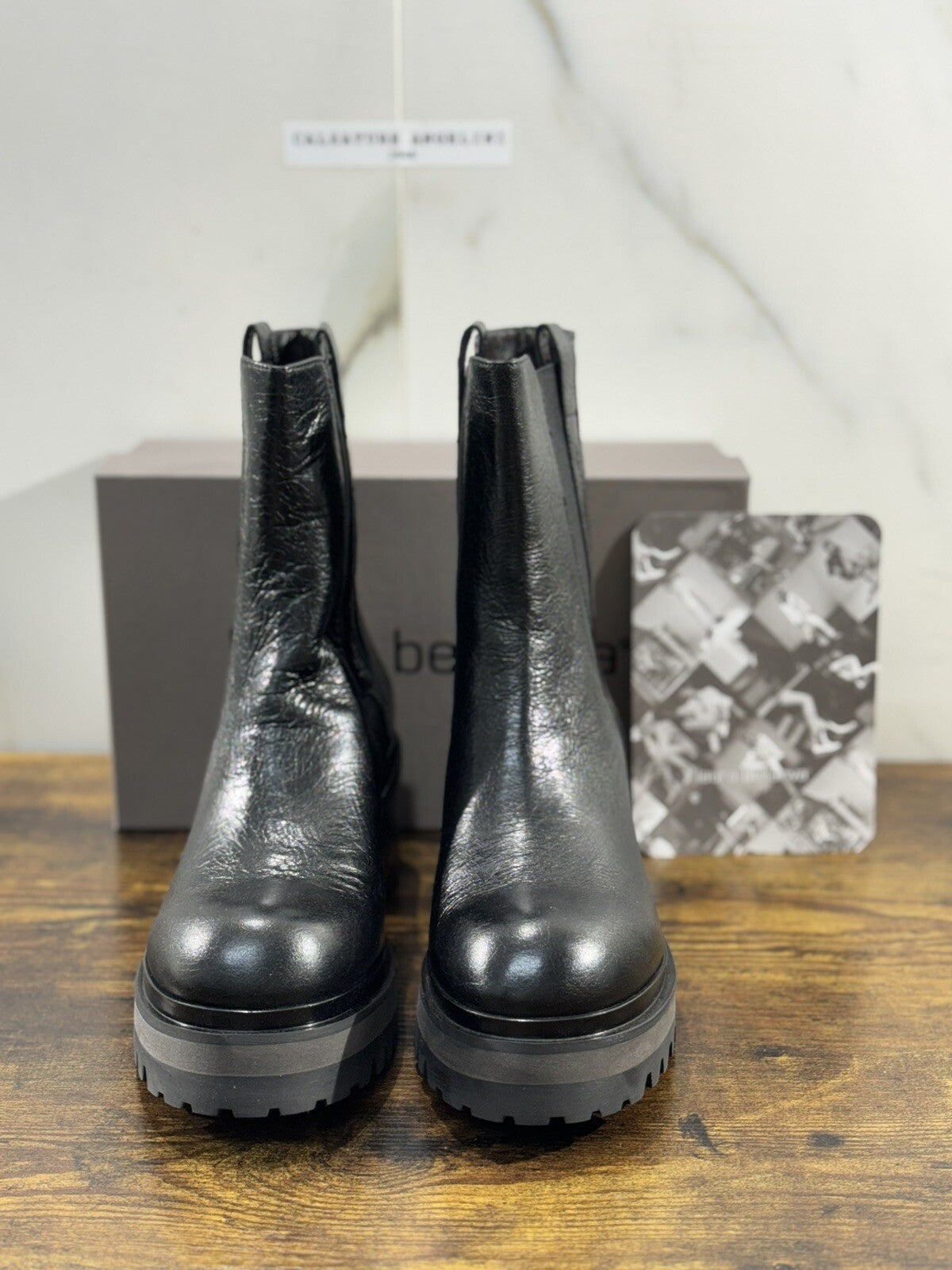 Laura Bellariva Stivaletto Donna Nero Pelle Con Tacco 39