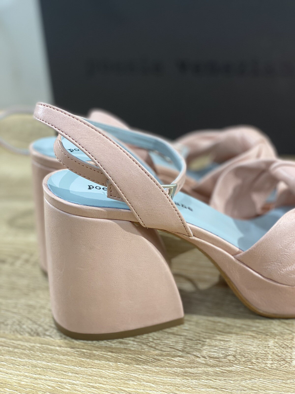 Poesie Veneziane Sandalo donna Pelle Salmone Tacco made in italy 41