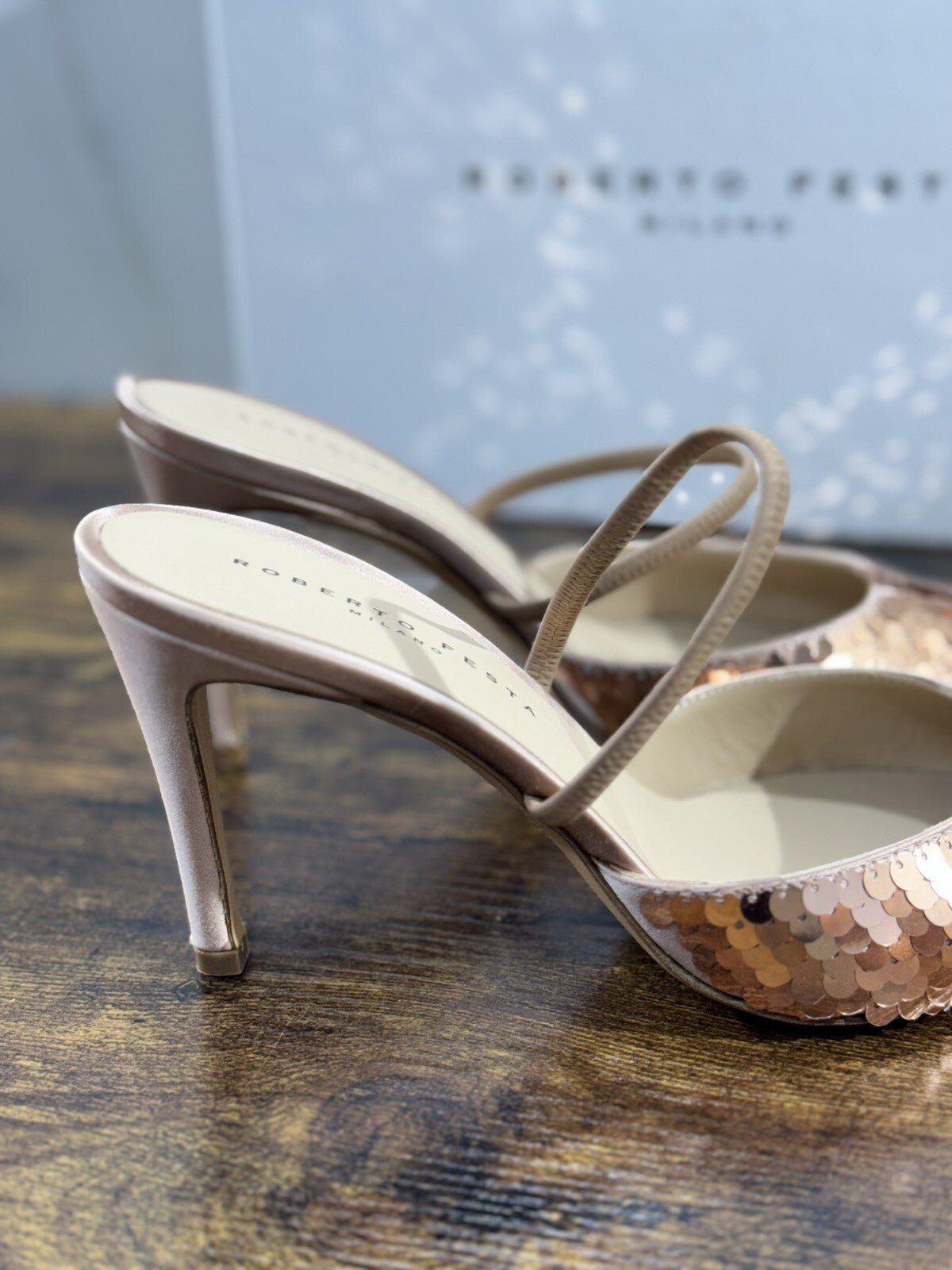Roberto Festa Milano Scarpa Donna Podik Raso Vanilla Luxury Shoes 38