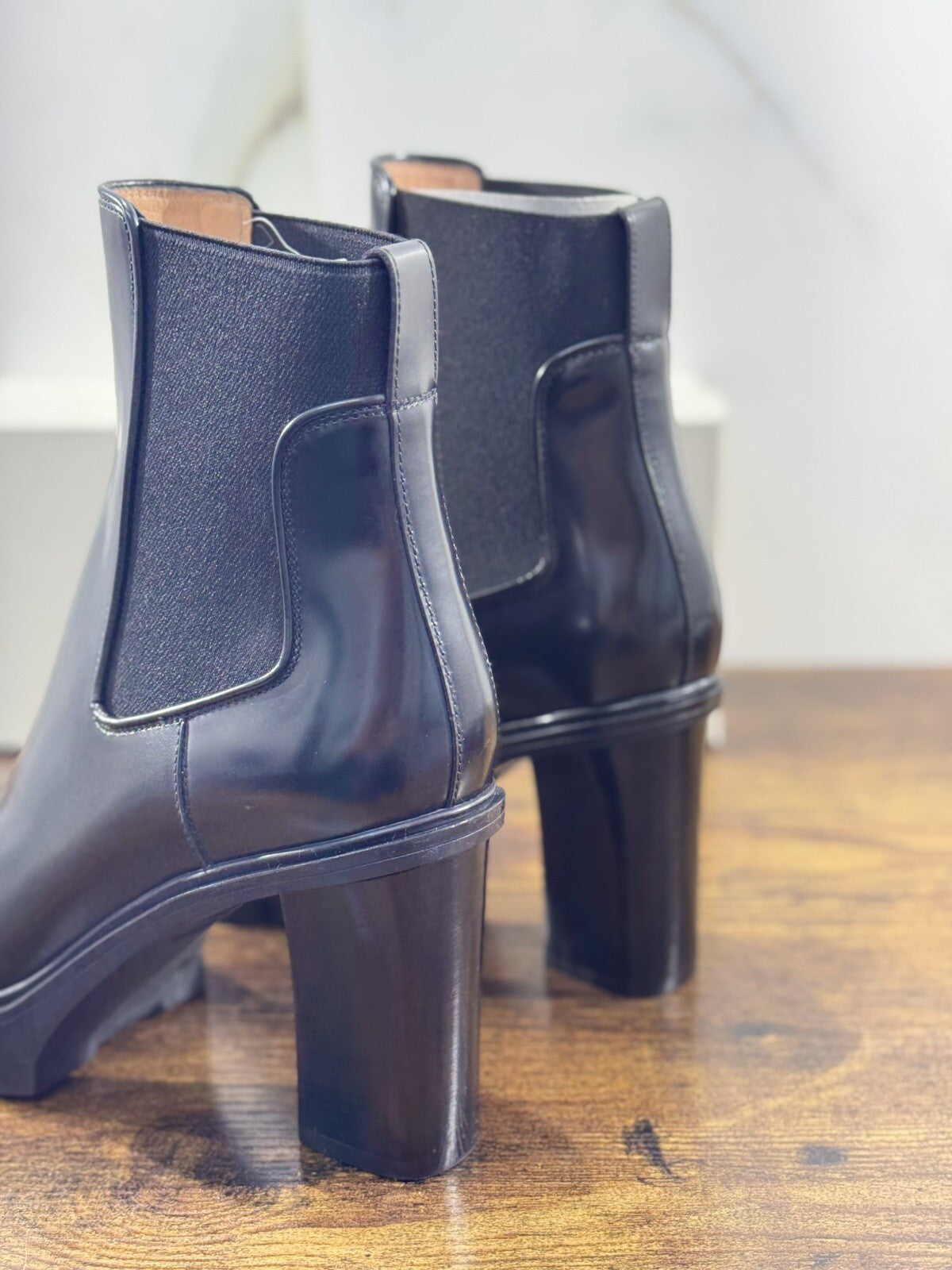Santoni Tronchetto Donna Pelle Nera Casual Luxury Boot Woman Santoni 39