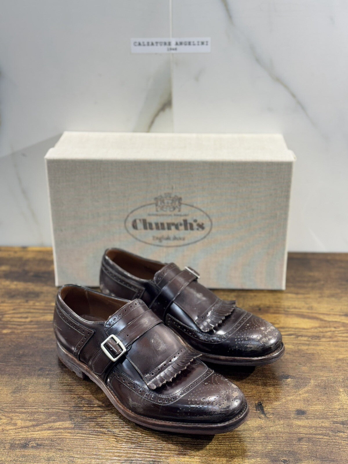Church’s Shangai Mocassino Uomo Polish Brown Luxury Icon Men Church’s 40