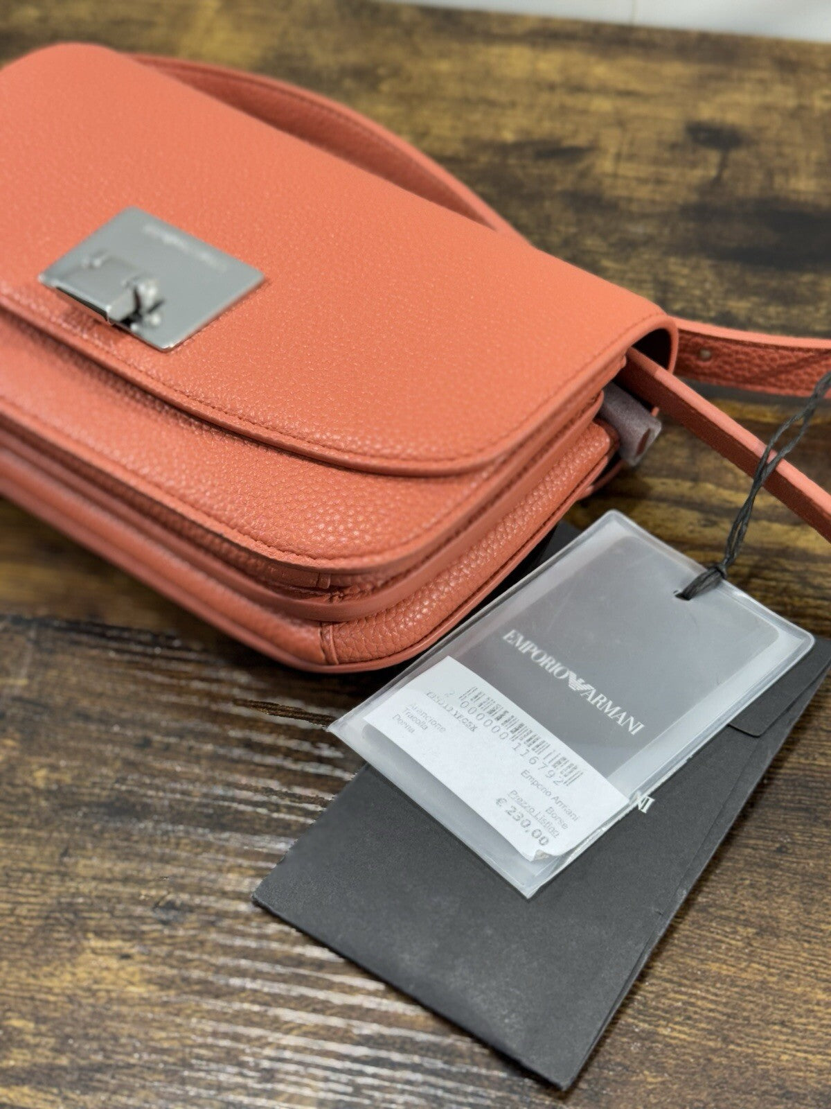 Emporio Armani Borsa Donna Tracolla Arancio Armani Woman Bag
