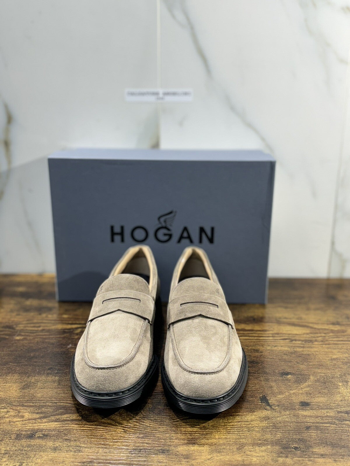 Hogan H576 Mocassino Uomo Suede Palude Extra Light Casual Hogan 42