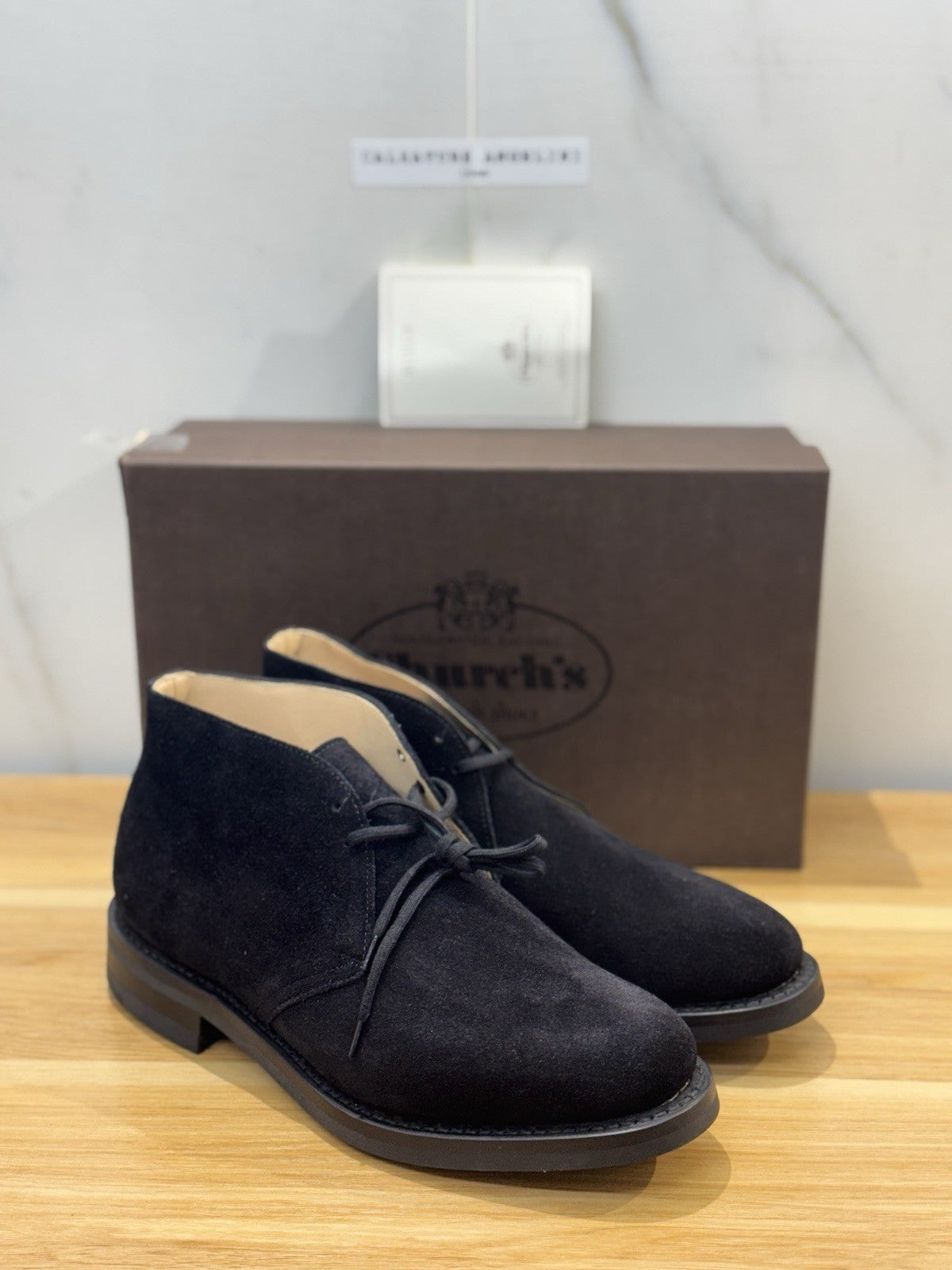 Church’s Ryder 3 81 Polacchino Suede Nero Luxury Church’s Uomo 40.5