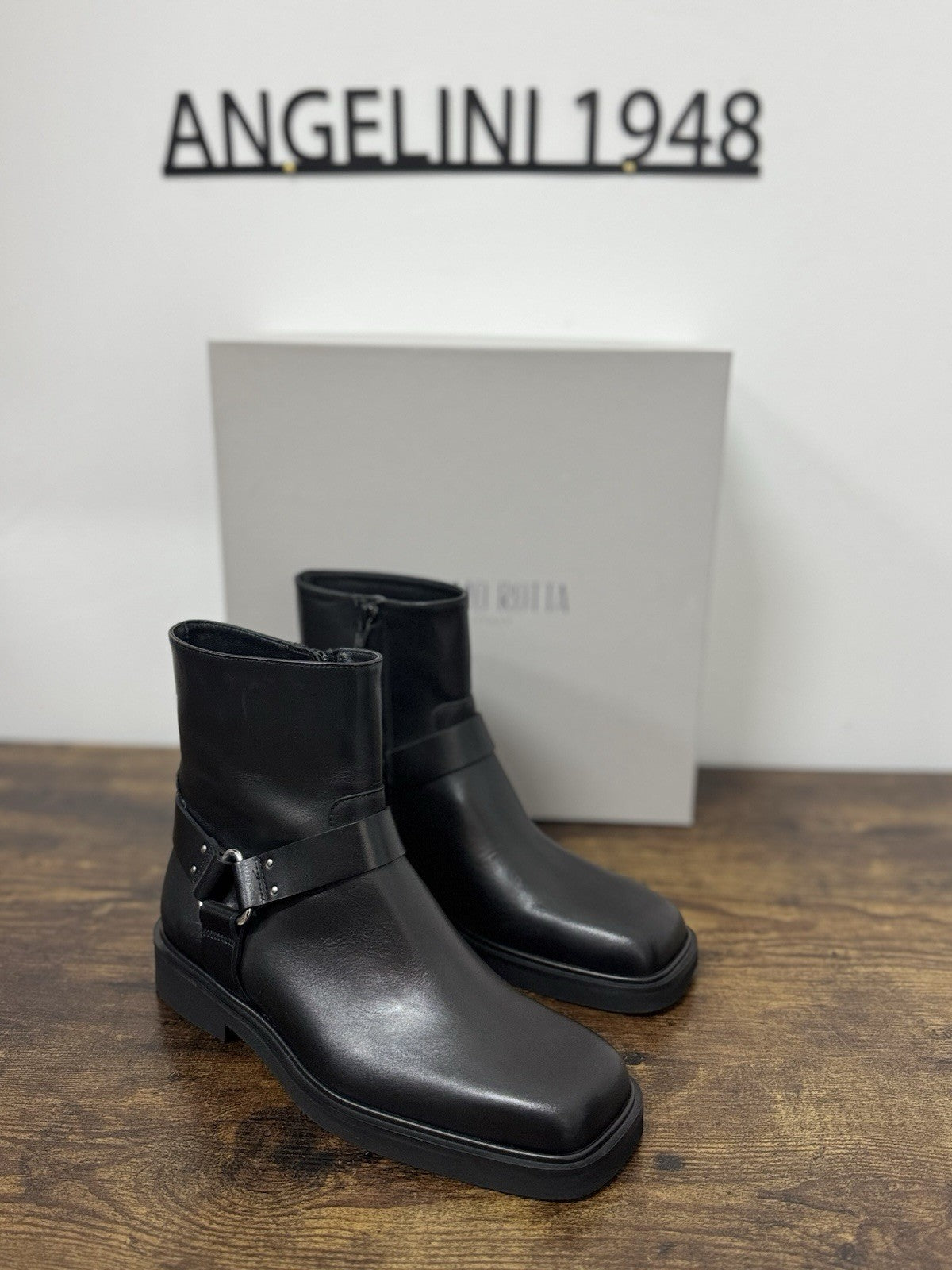 Guglielmo Rotta Stivaletto Ranch Pelle Nero Causal Boot Donna 40