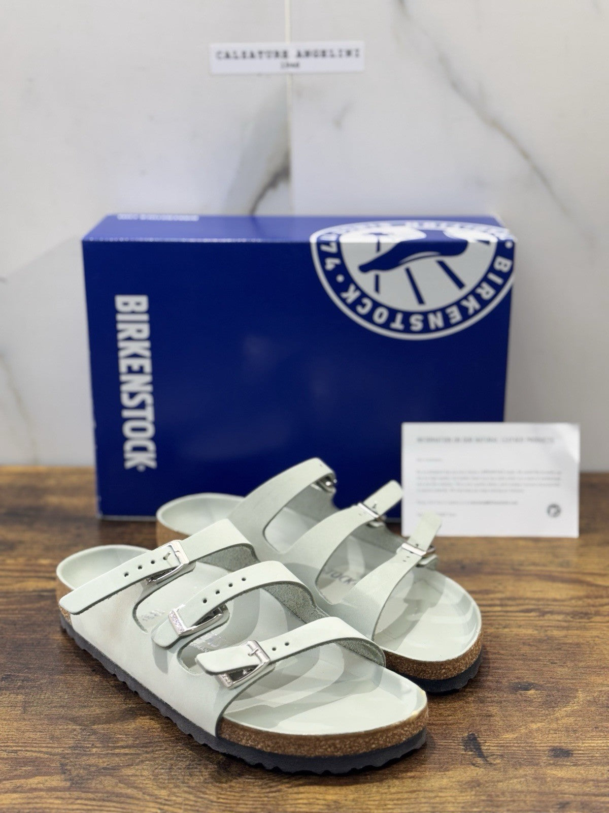 Birkenstock Florida Fresh Ciabatta Pelle Saga Premium Leather Birkenstock 37