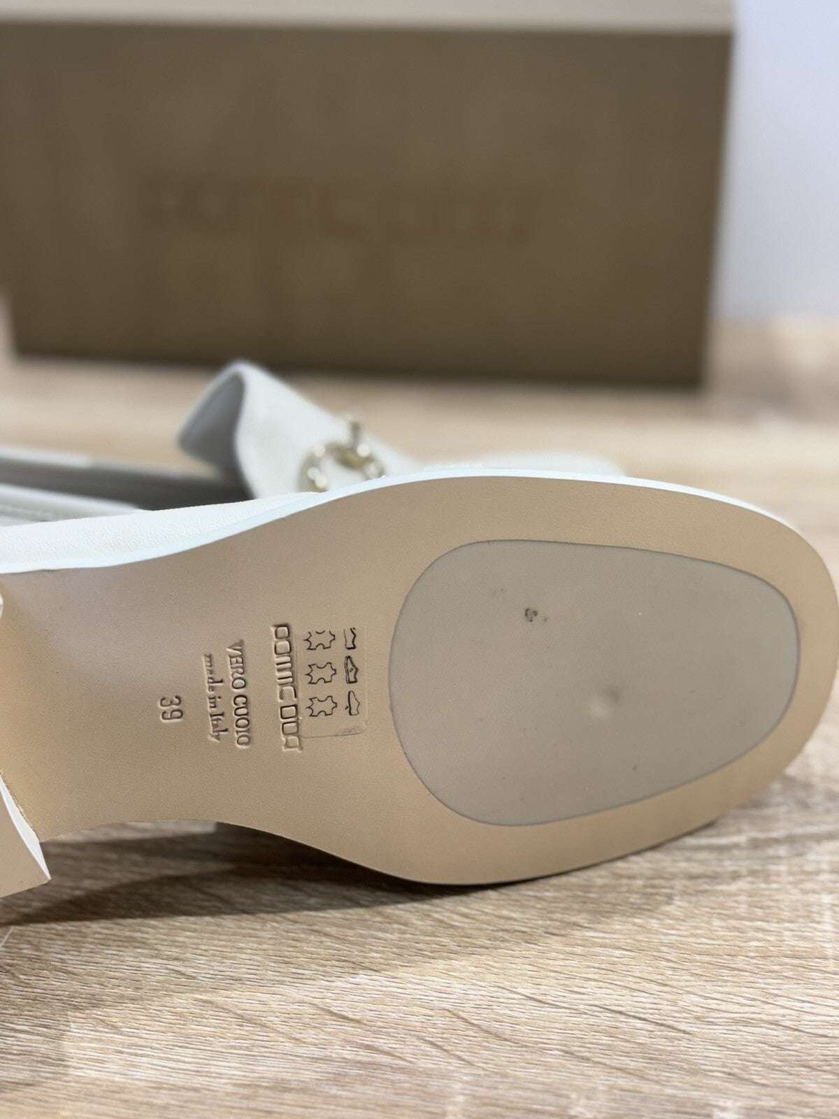 Pomme D’or Mocassino Donna Pelle Crema Luxury Handmade Woman Pomme D’or 39