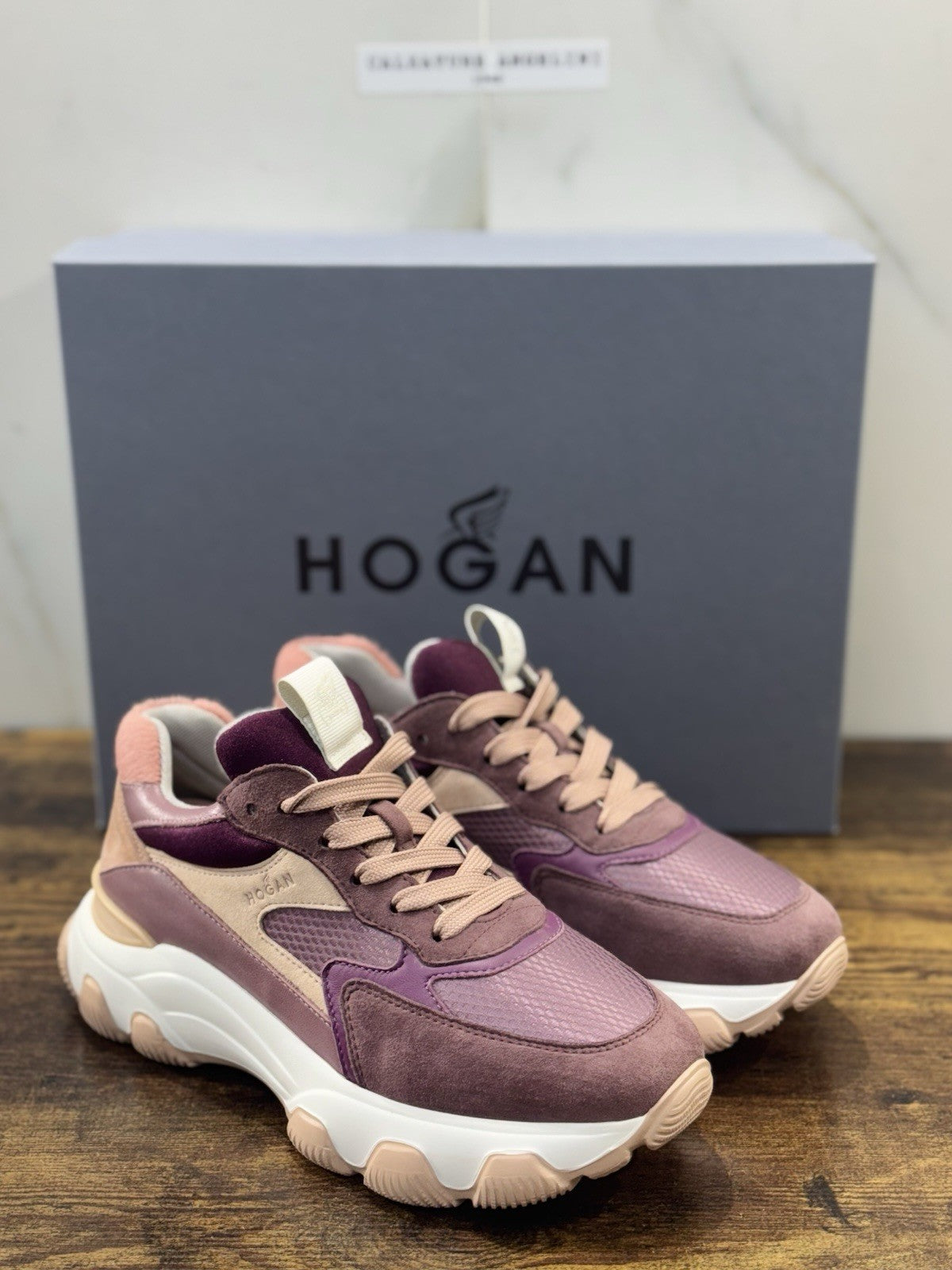 Hogan Hyper Active Donna Sneaker Fuxia Memory Foam Luxury Hogan Woman 37