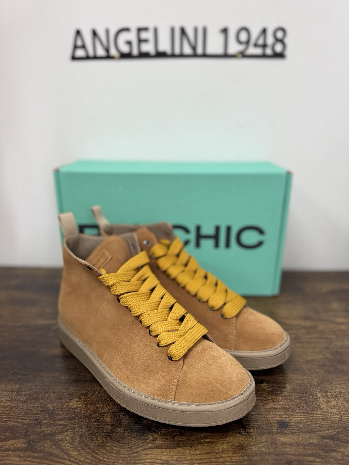 Panchic Ankle Boot Suede Brown Sugar Casual Boot Uomo 42