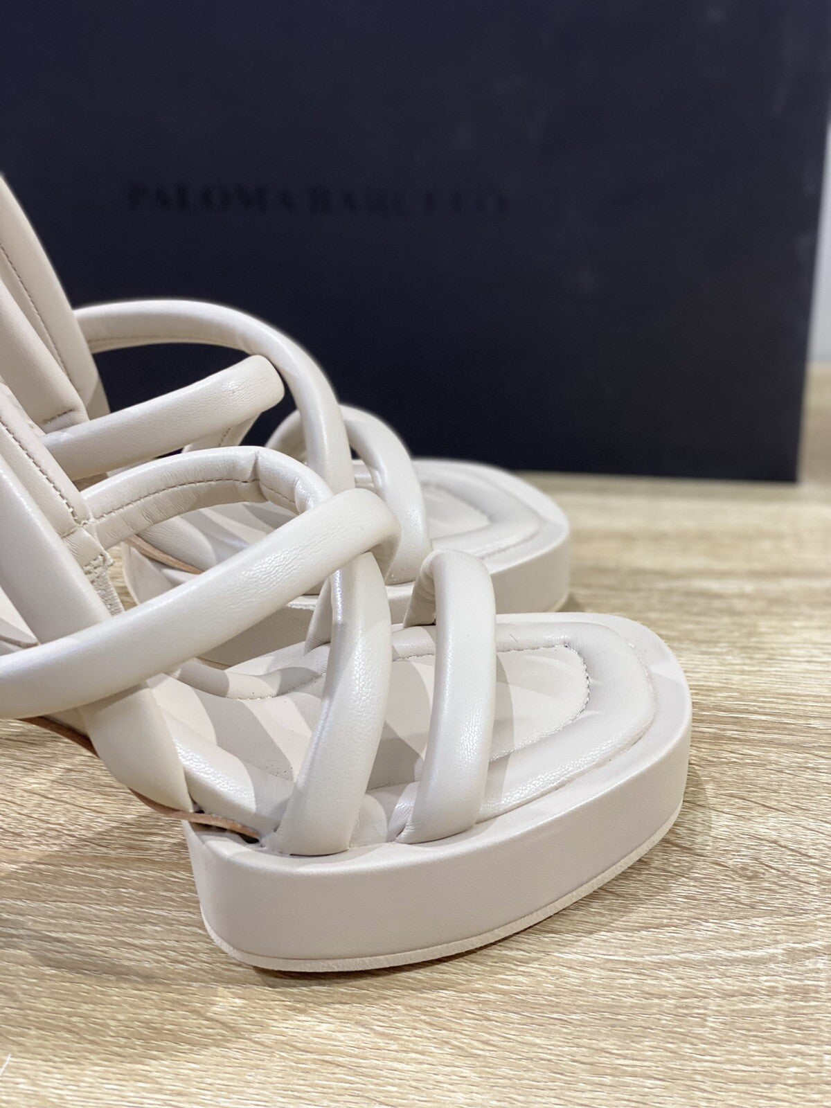 Paloma Barcelo’ sandalo donna Regina in pelle Sand 40