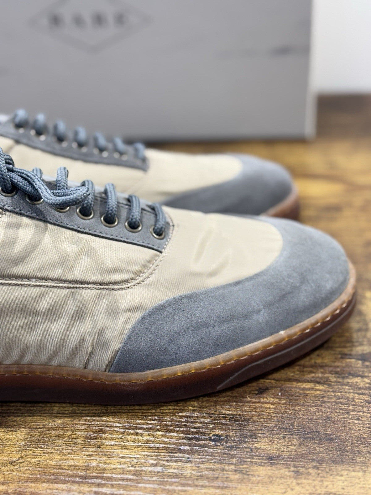 Rare Sneaker Uomo Suede Blu Fondo Ultra Flexible Top Quality 41