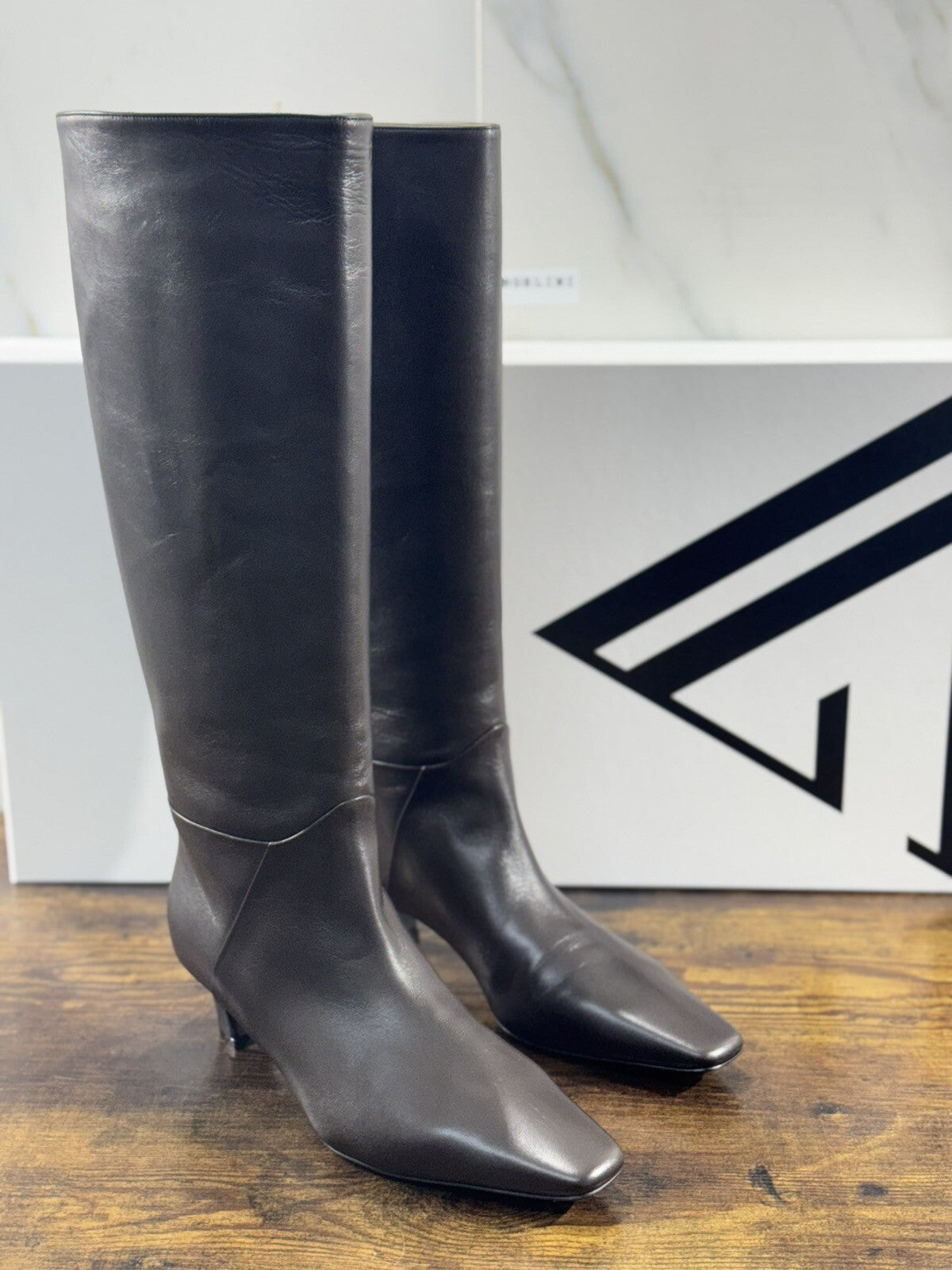 Giampaolo Viozzi Macys Stivale A Tubo Pelle Moro Luxury Boot Woman 40