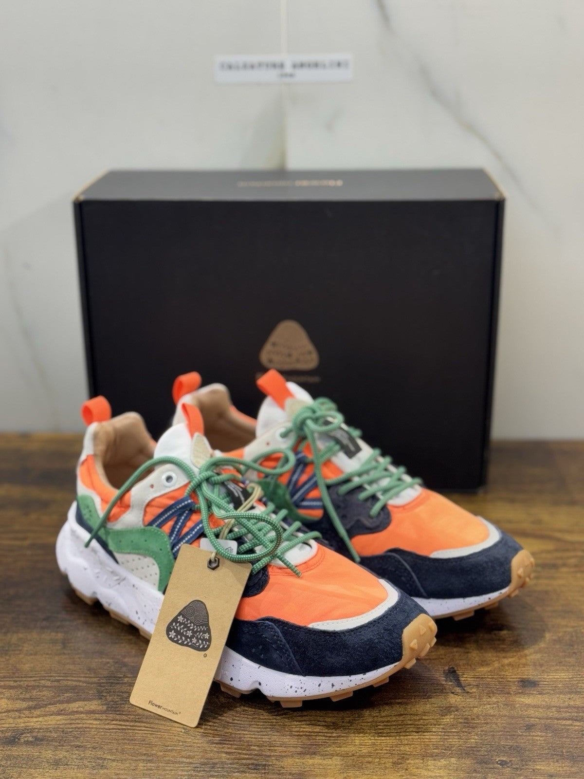Flower Mountain Yamano 3 Blu Orange Casual Uomo 43