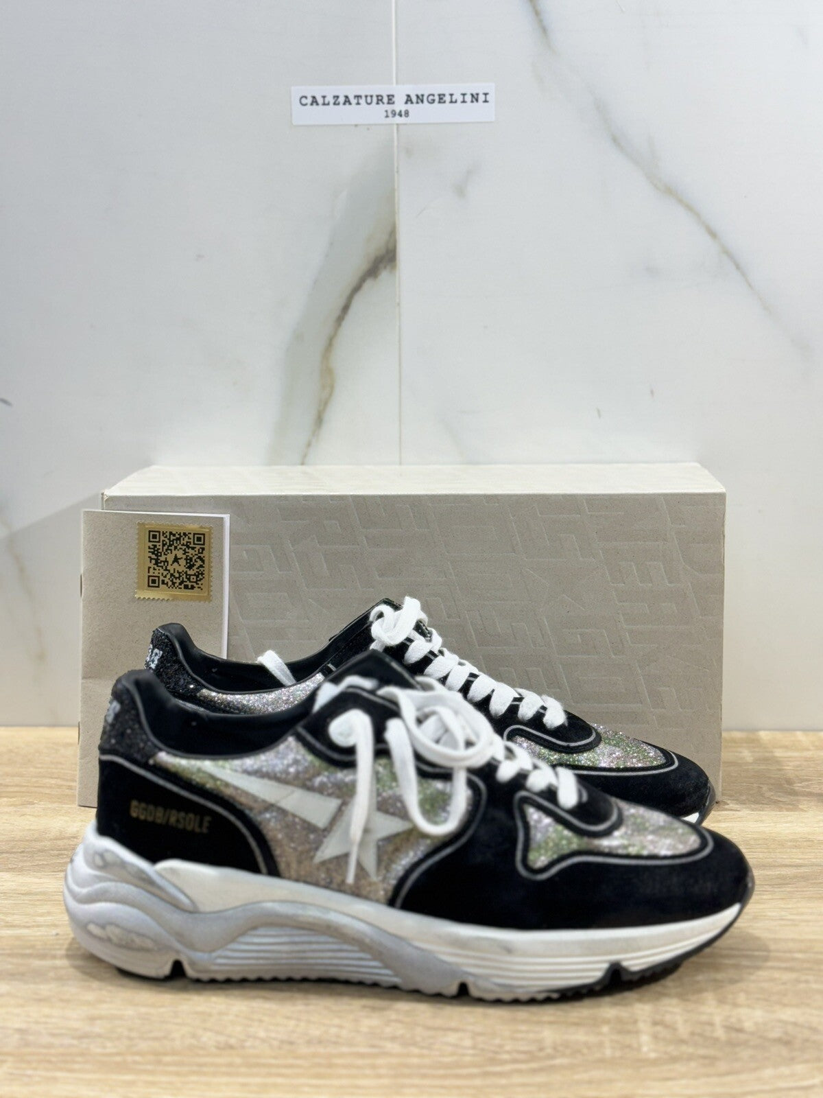 Golden Goose Sneaker Donna Running Sole Pelle Luxury Woman Golden Goose 35