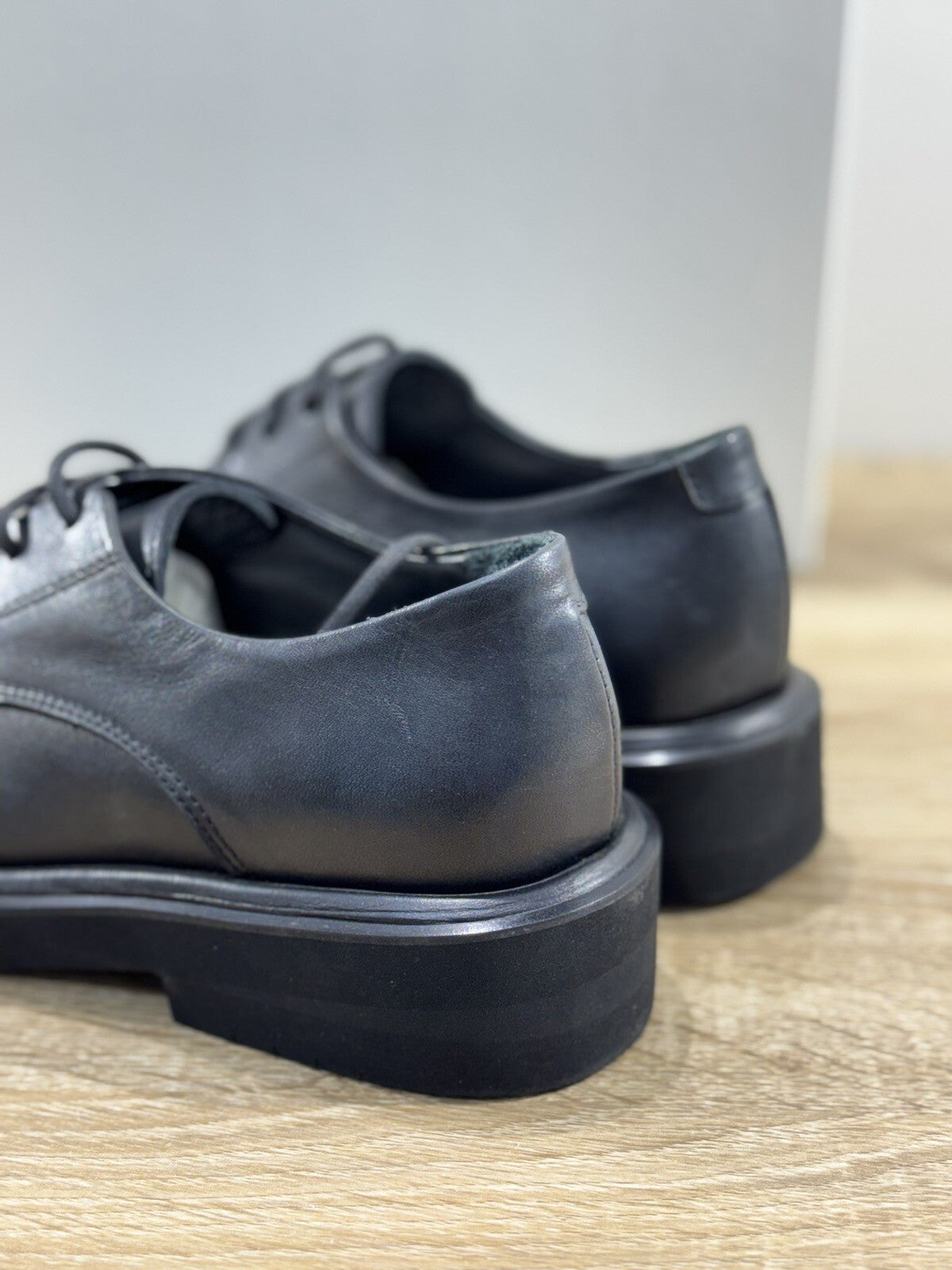 Animanera Venezia Derby Donna Pelle Nero Extralight Made In Italy 40