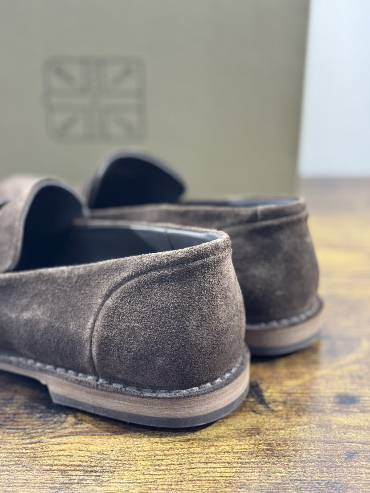 Pantanetti Mocassino Uomo Suede Testa m Luxury Handmade Pantanetti Men Shoes 42