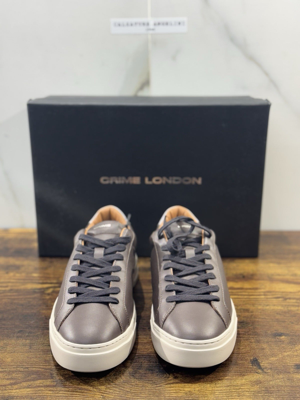 Crime London Sneaker Uomo Extra light Pelle T Moro Casual Men Shoes 39