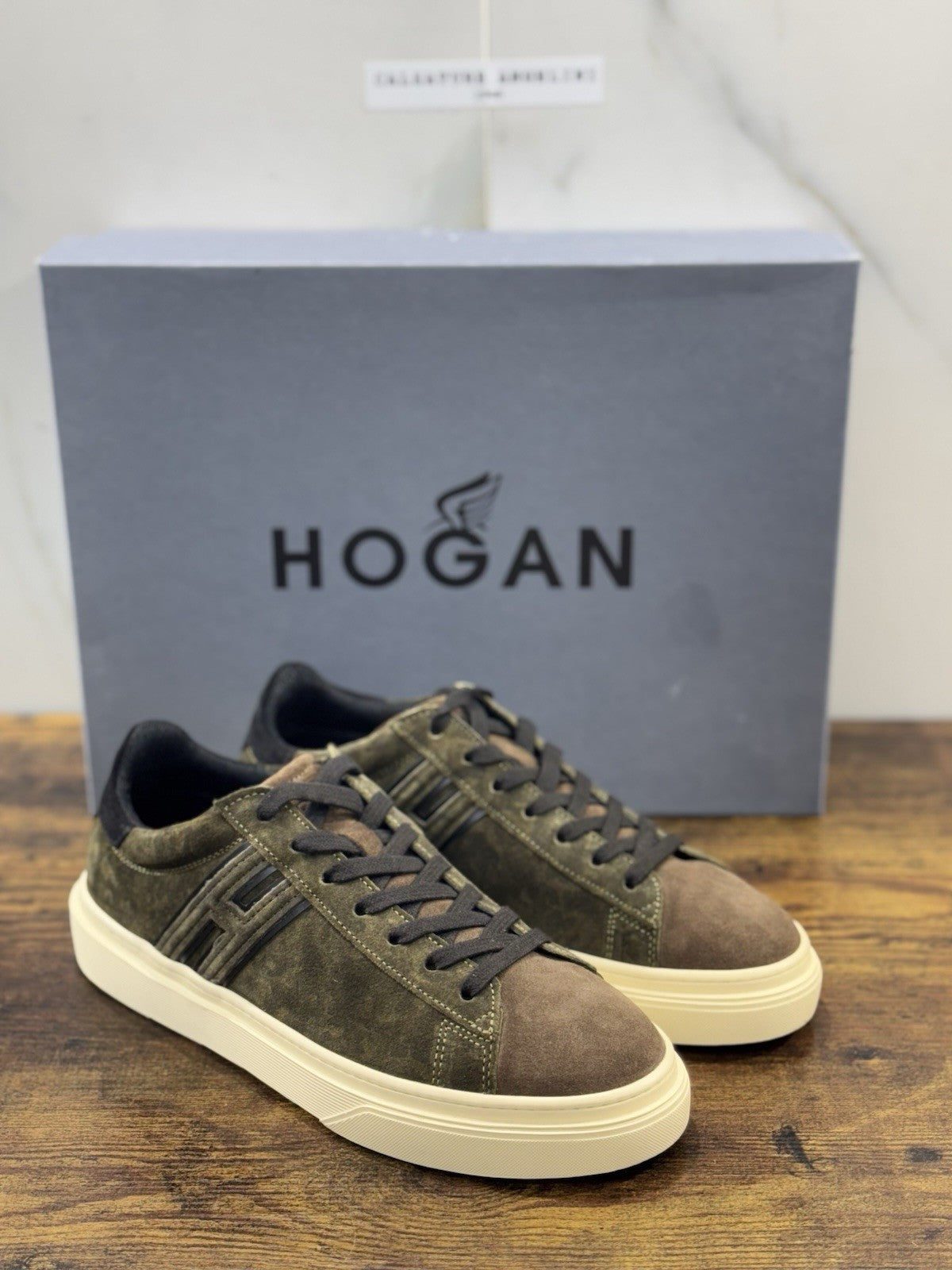 Hogan H365 Sneaker Pelle Camouflage Casual Hogan Uomo 40
