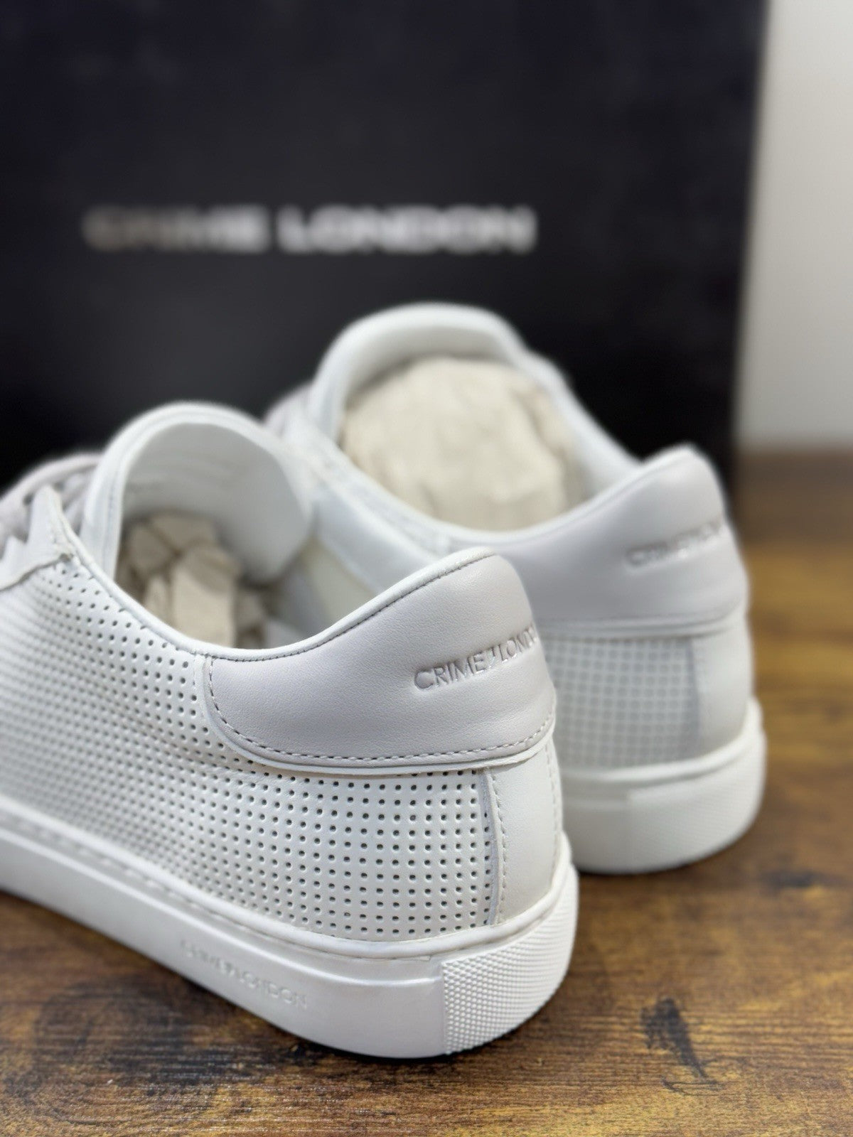 Crime London Sneaker Uomo Low Top Essential Pelle Casual Men Shoes 39