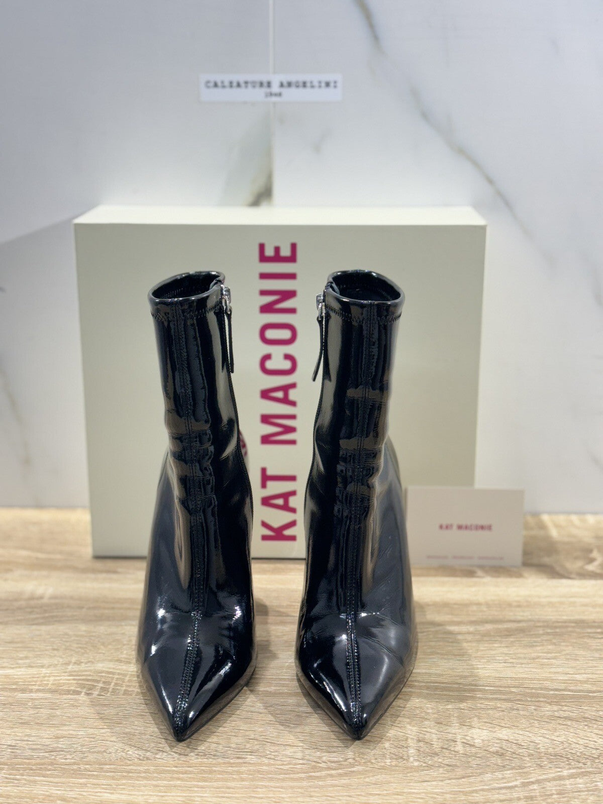 Kat Maconie Stivaletto Donna Chika Pelle Nero Luxury Kat Maconie Boot 38