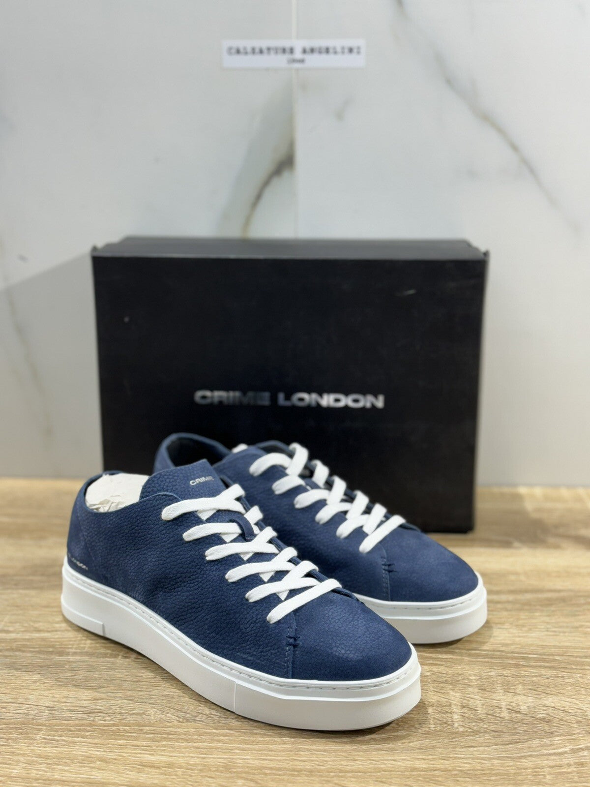 Crime London Sneaker Uomo Low Top Extra Light Pelle Casual Men Shoes 40