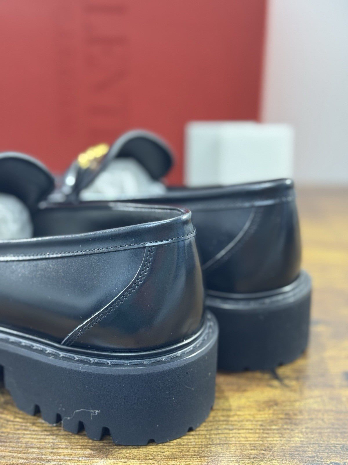 Valentino Garavani Mocassino V Logo Signature Pelle Nero Donna 41