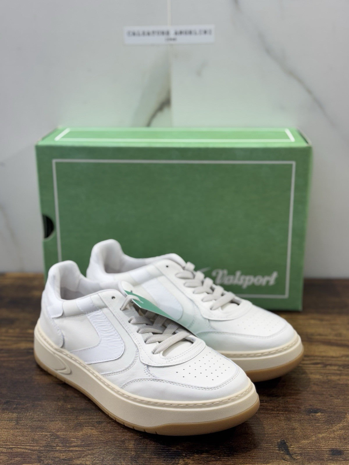 Valsport Hype Classic Sneaker Pelle Bianca Casual Uomo 40